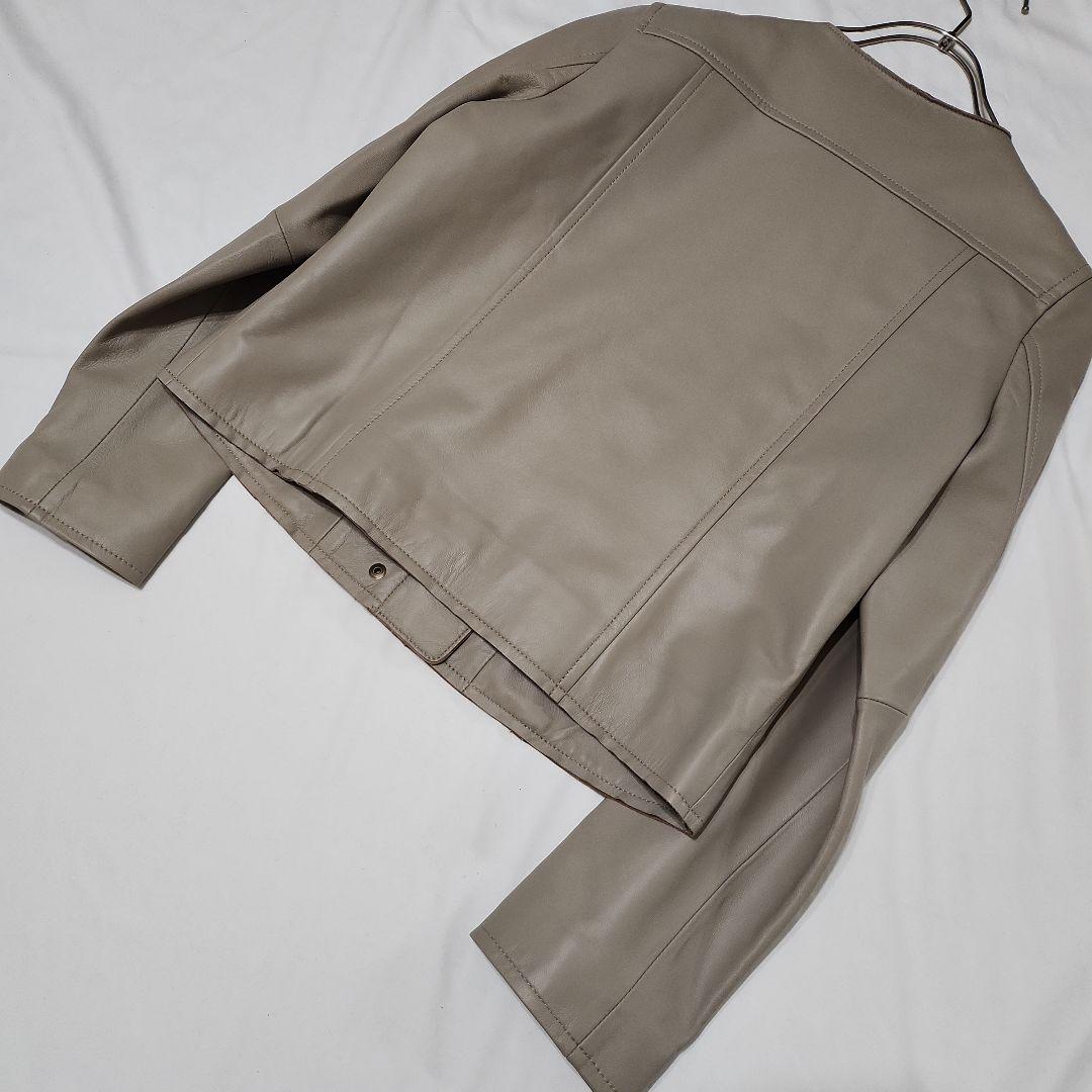 n*o様 a1 美品 もりのがっこう 羊革 レザー ジャケット M