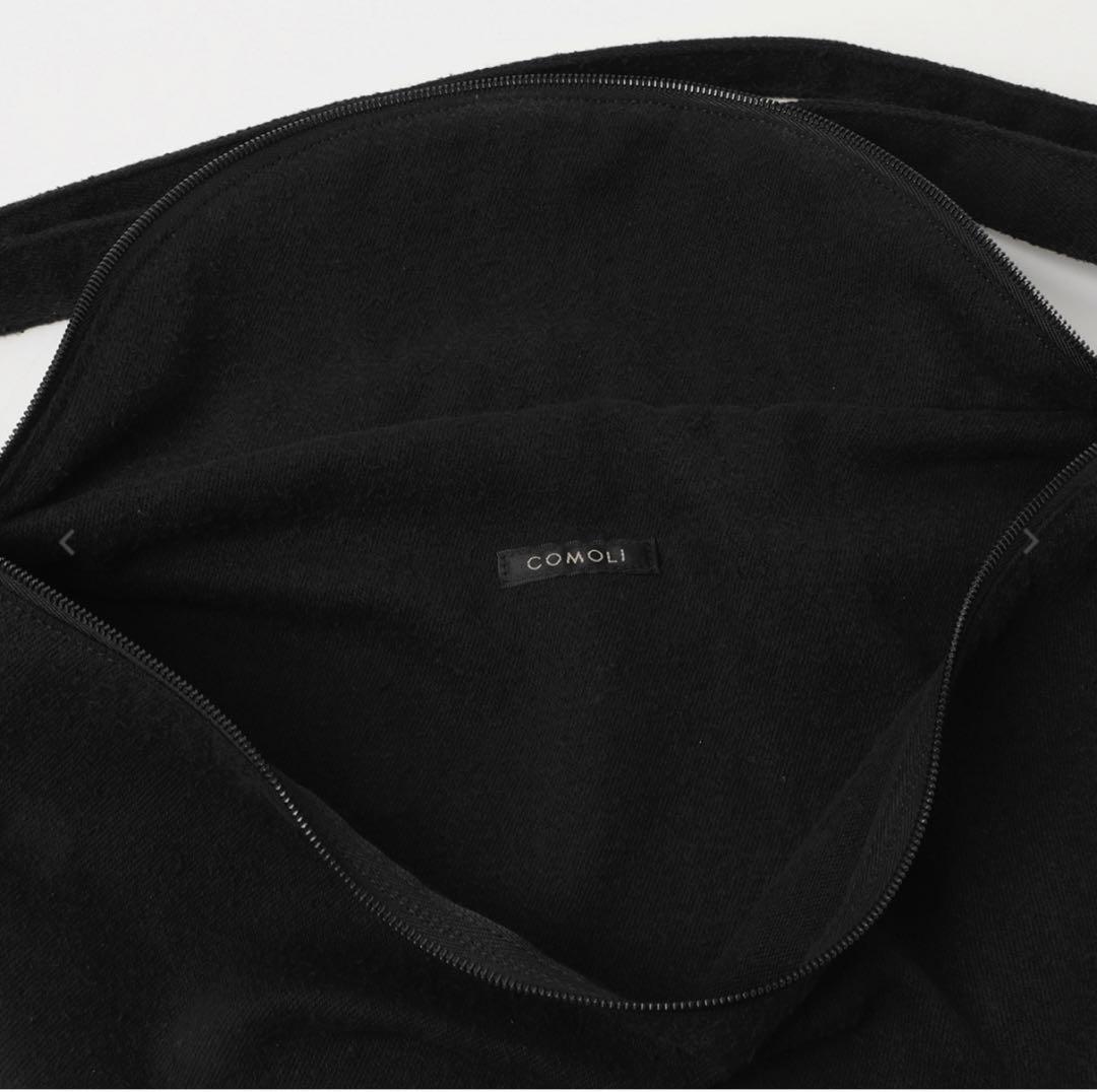 参考定価約37400円 25SS COMOLI シルクネップ ウエストバッグ