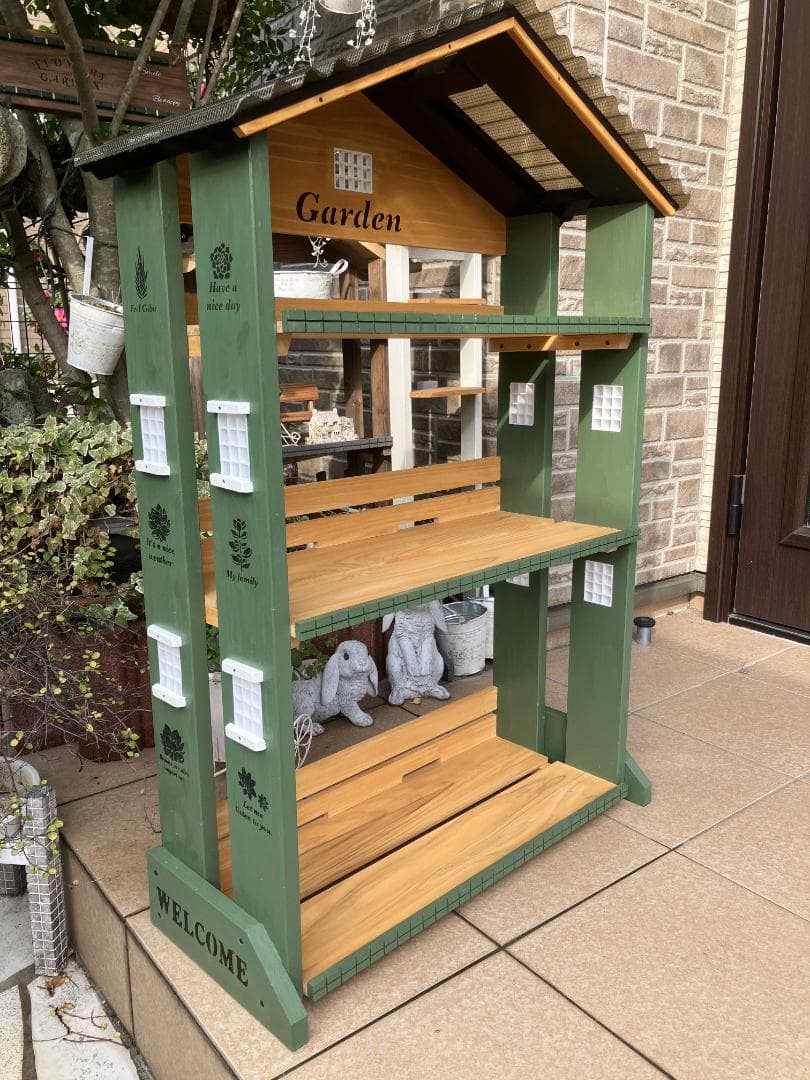 No10　handmade様 三角屋根、簡単移動、 ワイド 3段