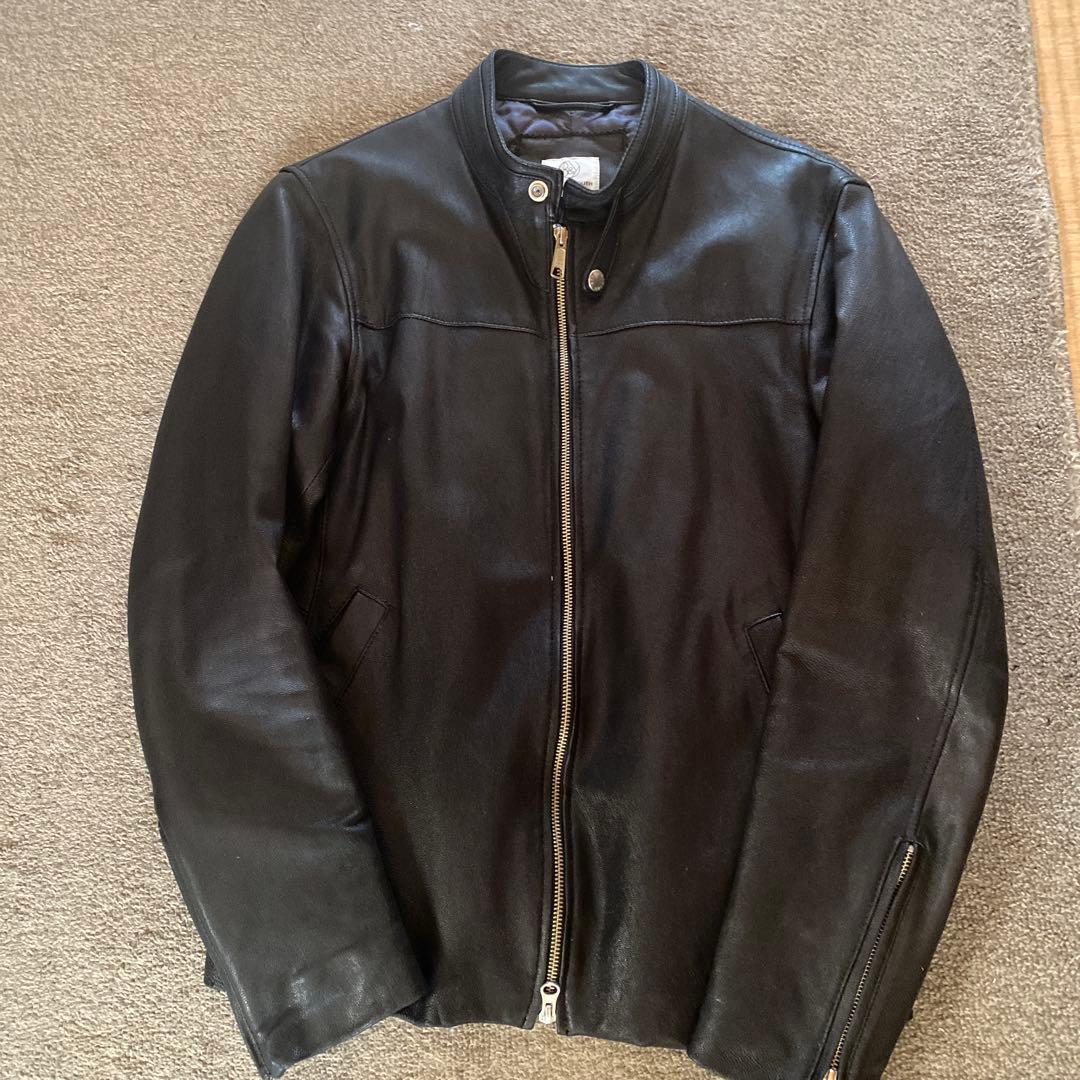 BEAUTY & YOUTH ブラックレザージャケット