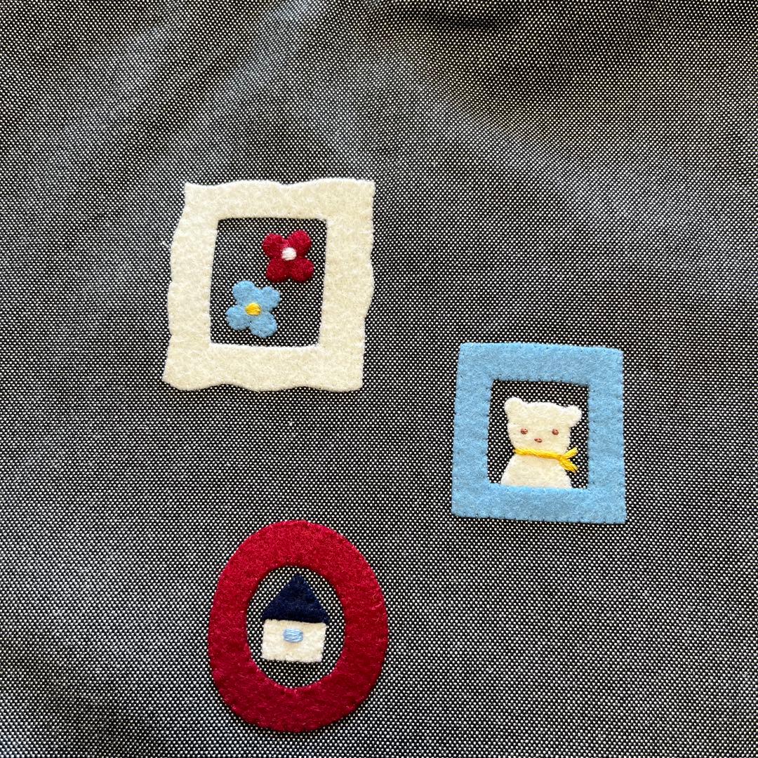 A※さま専用です　ファミリア　デニムバッグ　黒