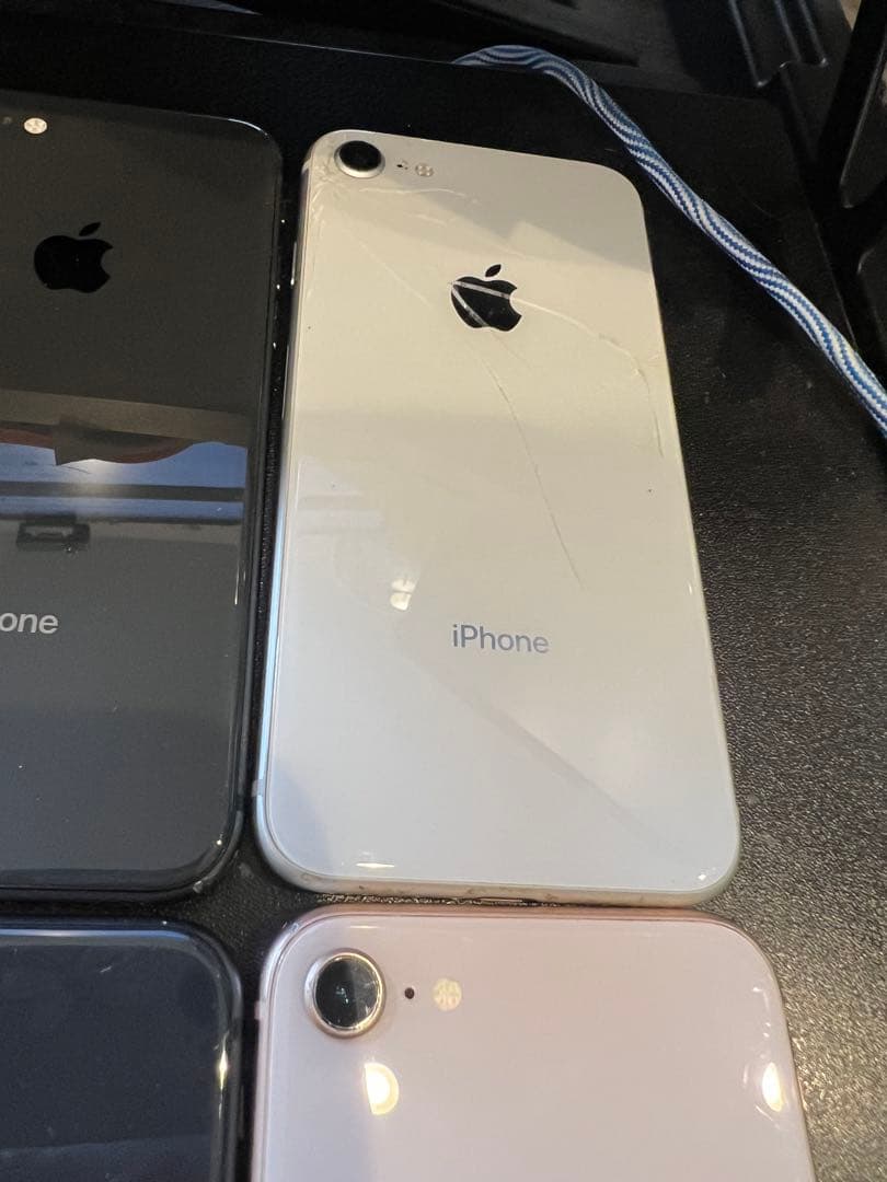 iPhone8 64G 6台 スペースグレー4 シルバー1 ローズ1