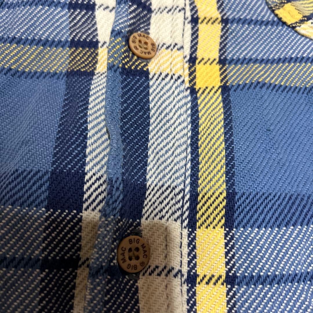 A*D様 BIG MAC チェック柄ネルシャツ Lサイズビンテージ７０年代稀少