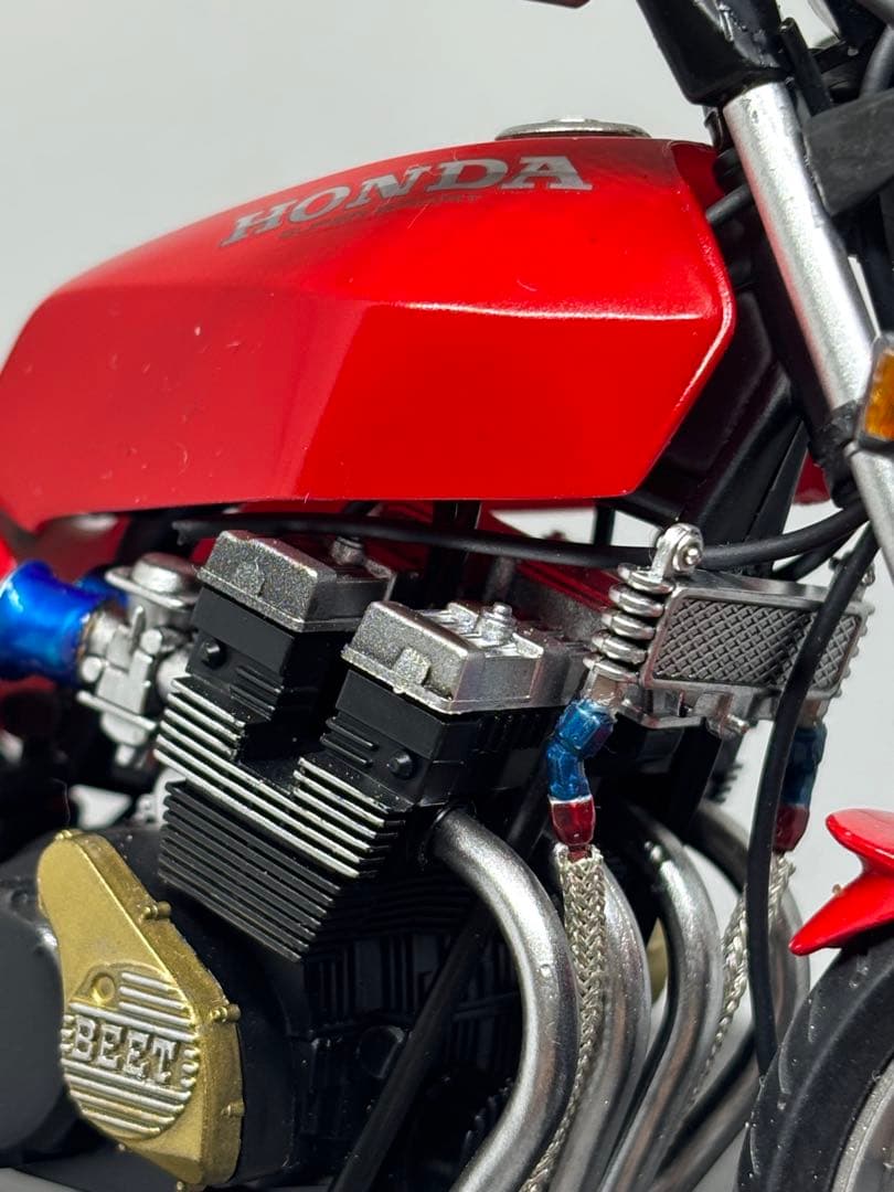 プラモデル完成品　アオシマ　ホンダ CBX400F 1/12 ソリッド　旧車會