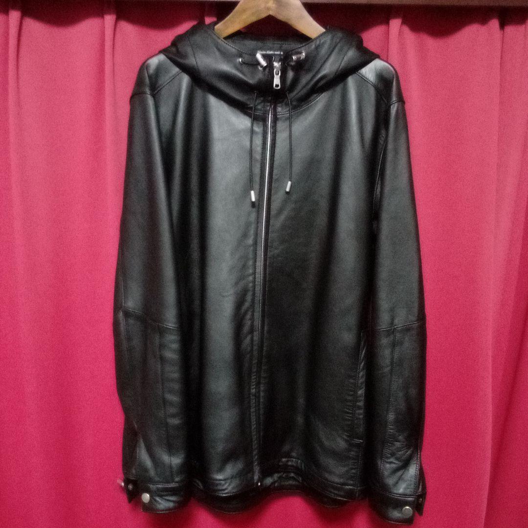 VOGUISH/レザーシングルライダースジャケット/希少サイズXL/中古