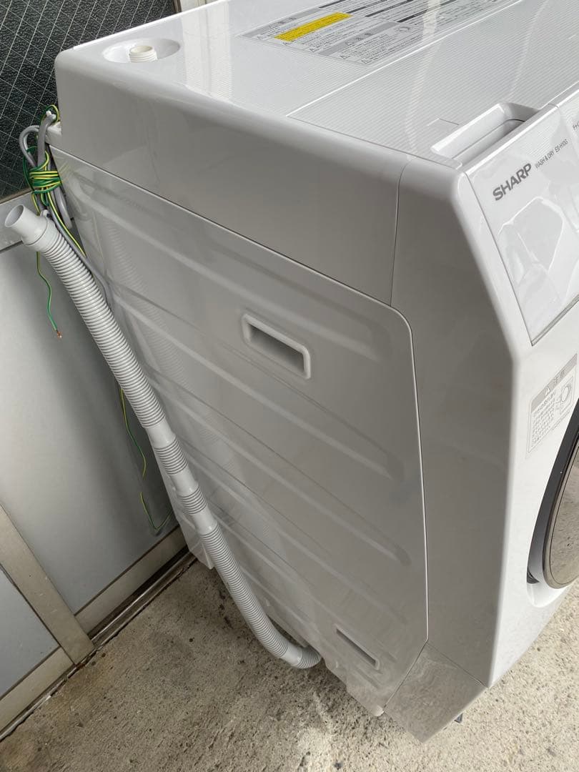 【B5】SHARP ドラム式洗濯機 ホワイト　ES-H10G-WL 23年製