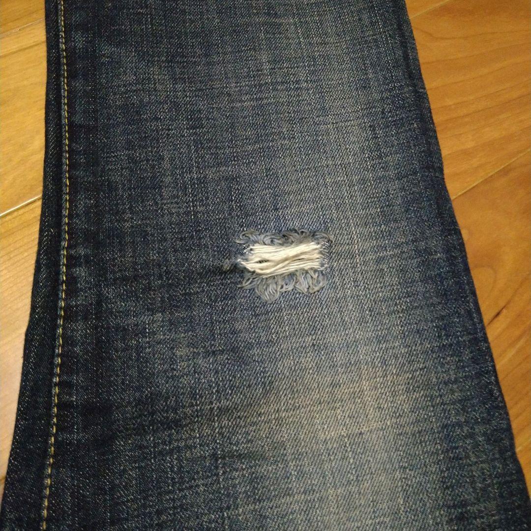 【美品】DSQUARED　38　イタリア製　フレア　シンプル　ダメージ加工