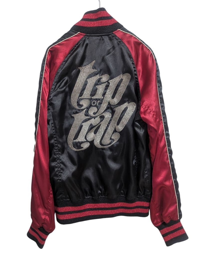 美品✨ ヒステリックグラマースカジャン 黒×赤ヒスガールギターガールレディース