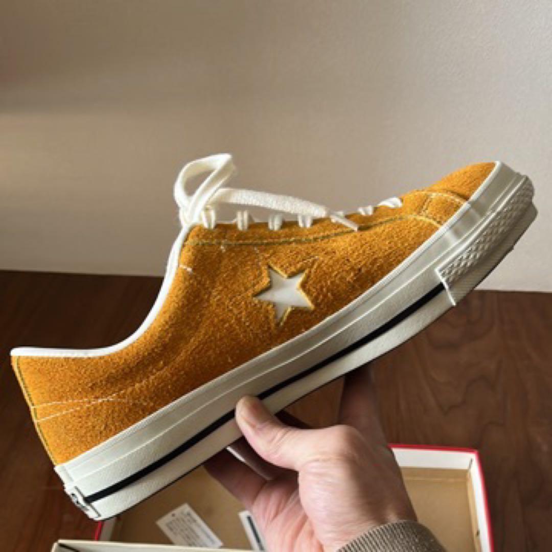 converse one star j suede gold 27㎝