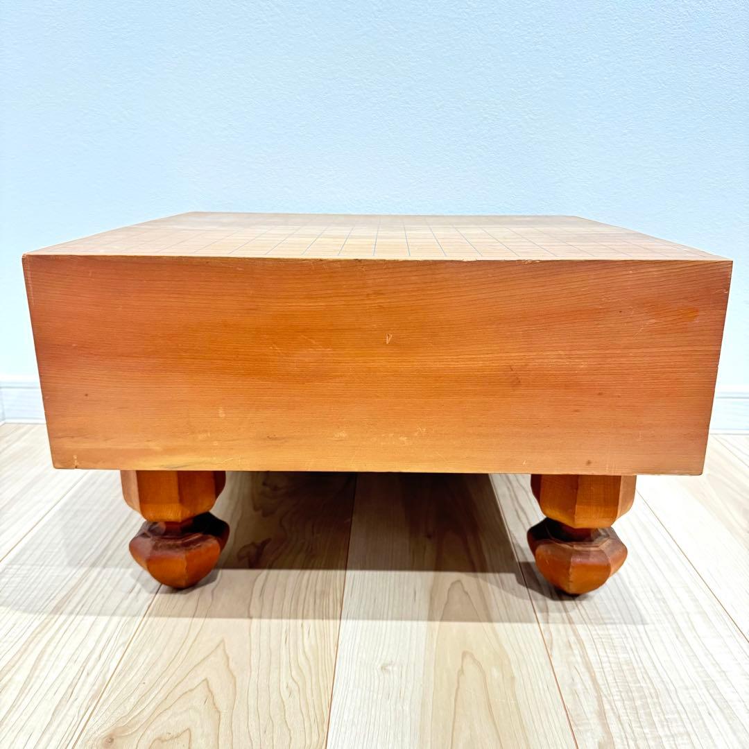 囲碁盤 へそ 脚付き 板目 蛤碁石 碁笥 碁盤 囲碁セット