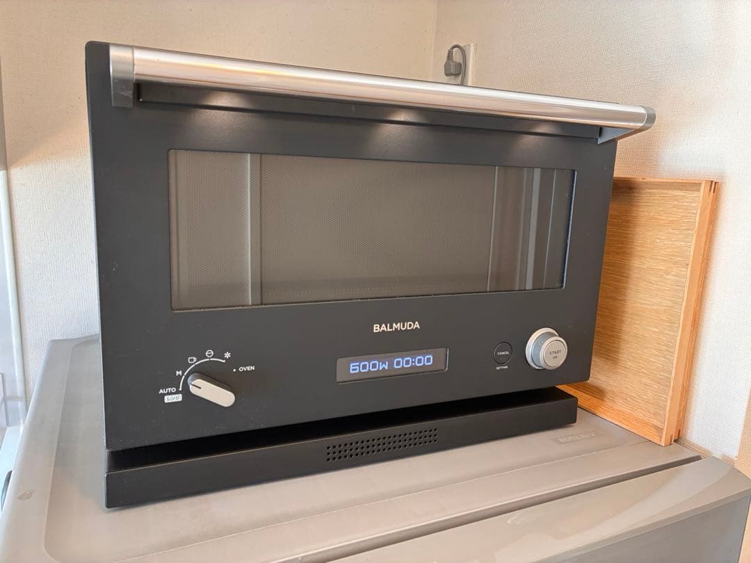 BALMUDA オーブンレンジ ブラック　ジャンク品