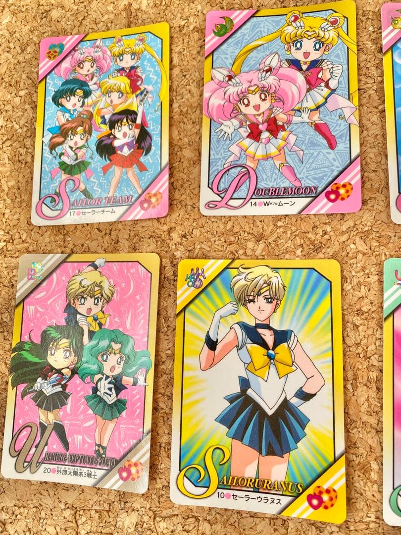セーラームーン　カード　平成　カードダス　90s 1995年　バンダイ