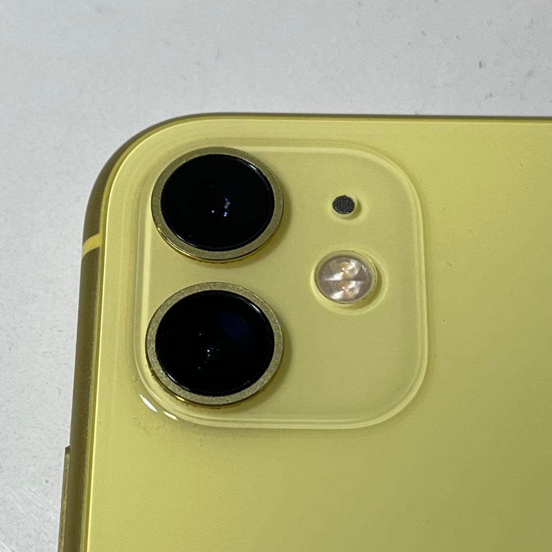 【美品】iPhone 11 イエロー 128GB SIMフリー バッテリー85%