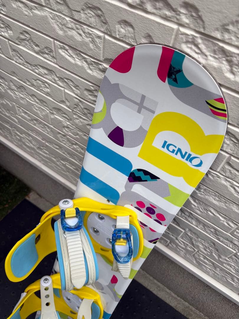 スノーボード2点セット IGNIO 100cm イグニオ キッズ 子供 ジュニア