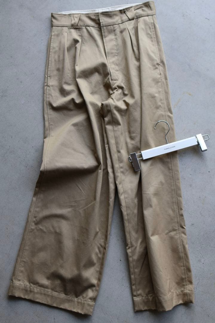 FUMIKA_UCHIDAチノパン 2タックパンツ 38