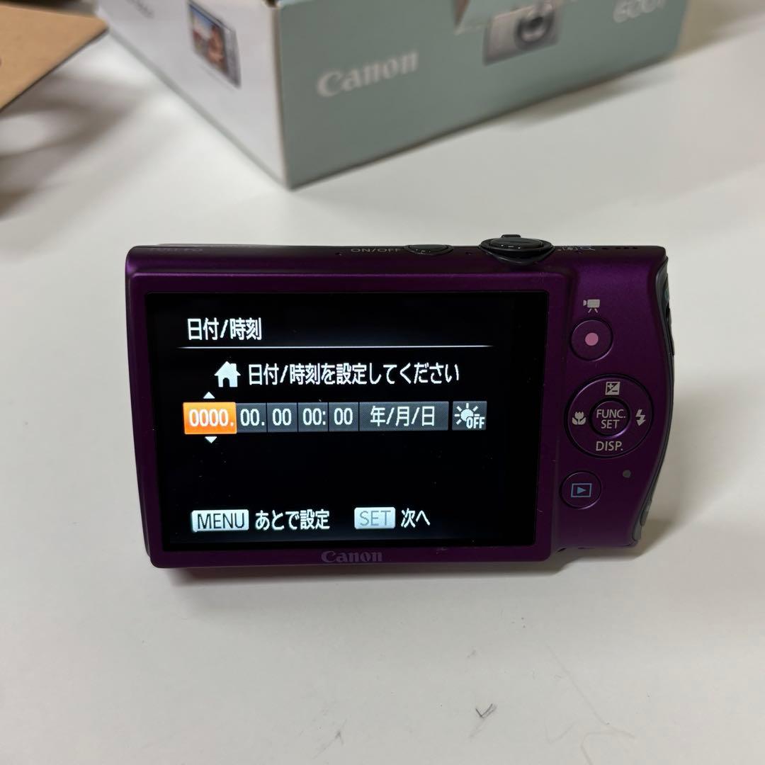 Canon キャノン　カメラ　パープル
