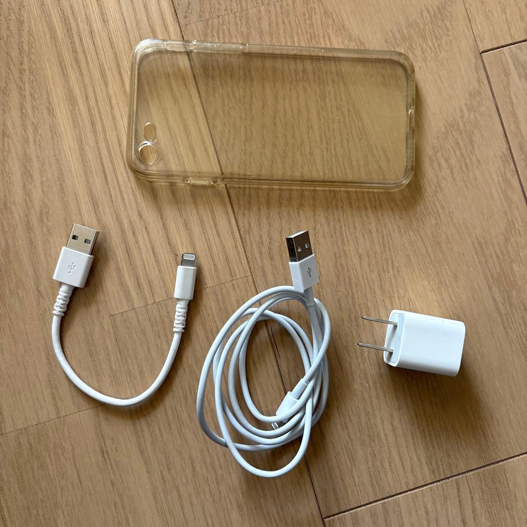 iPhon SE2 第二世代 ホワイト64GB ケース&充電ケーブル付き