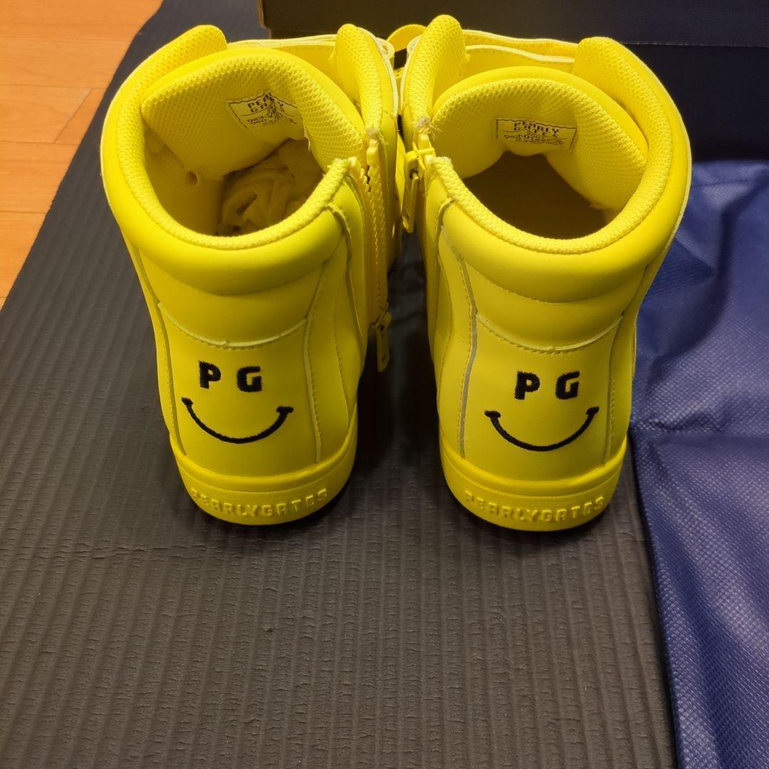 PEARLY GATES イエロー ハイカットシューズ