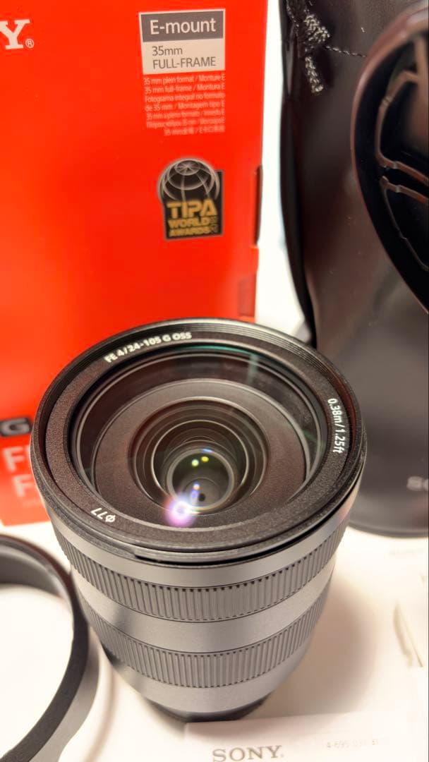 SONYズームレンズ FE 24mm-105mm F4 G OSS