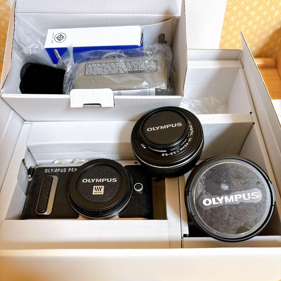 OLYMPUS PEN E-PL8 ミラーレス一眼 本体　レンズ2本付き