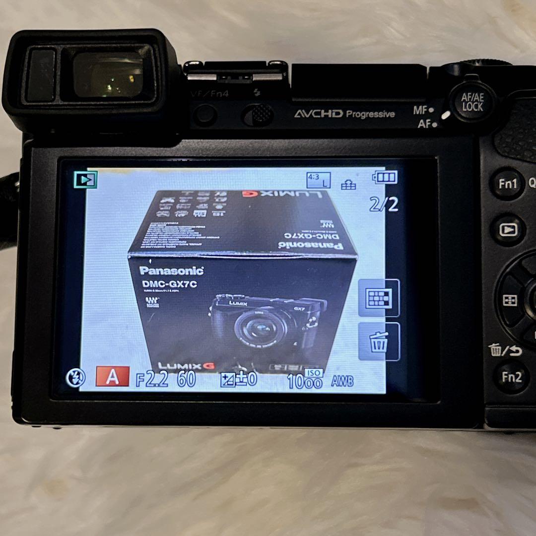 Panasonic DMC-GX7C パンケーキレンズセット Wi-Fi機能