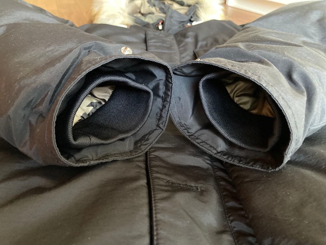 POLER OUTDOOR STUFF◆ダウンジャケット/M/コットン/BLK