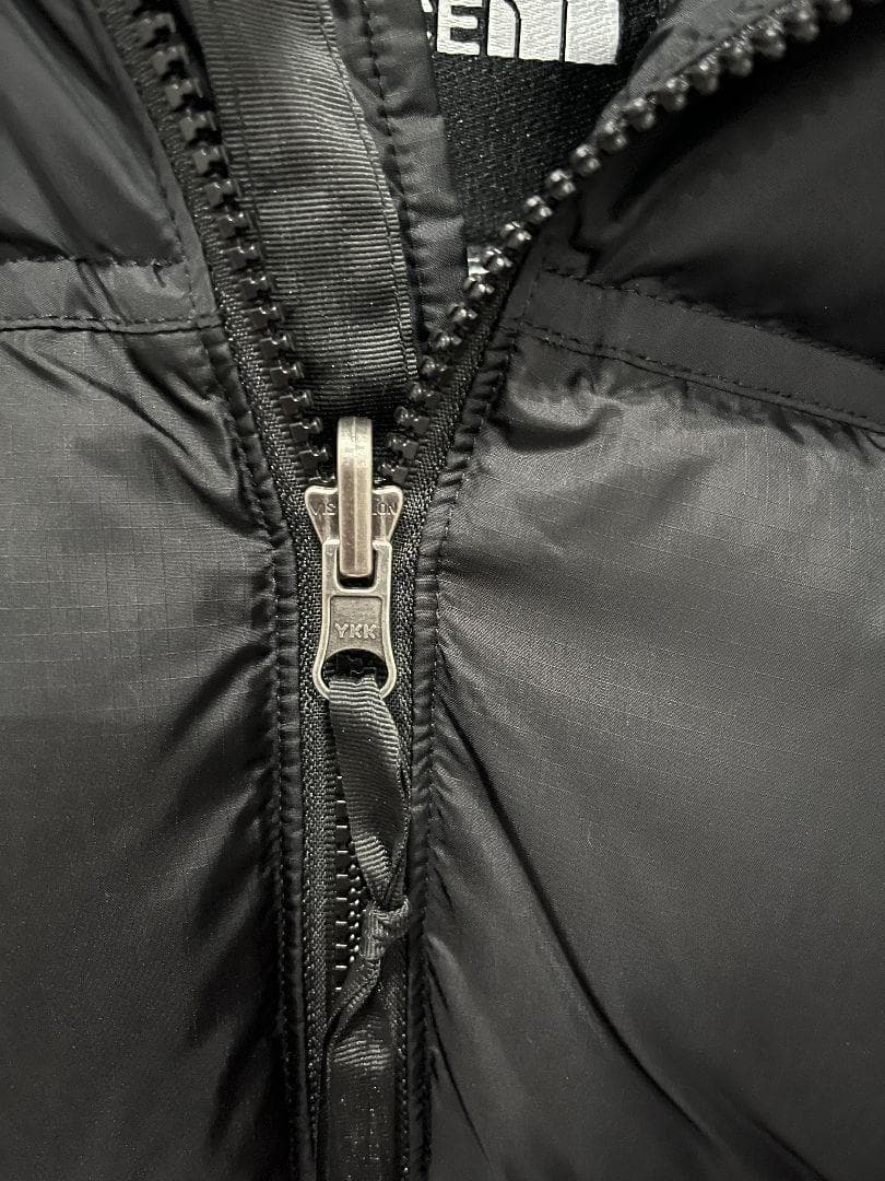 極美品【L】ノースフェイス ヌプシ ブラック 700fill ダウンジャケット