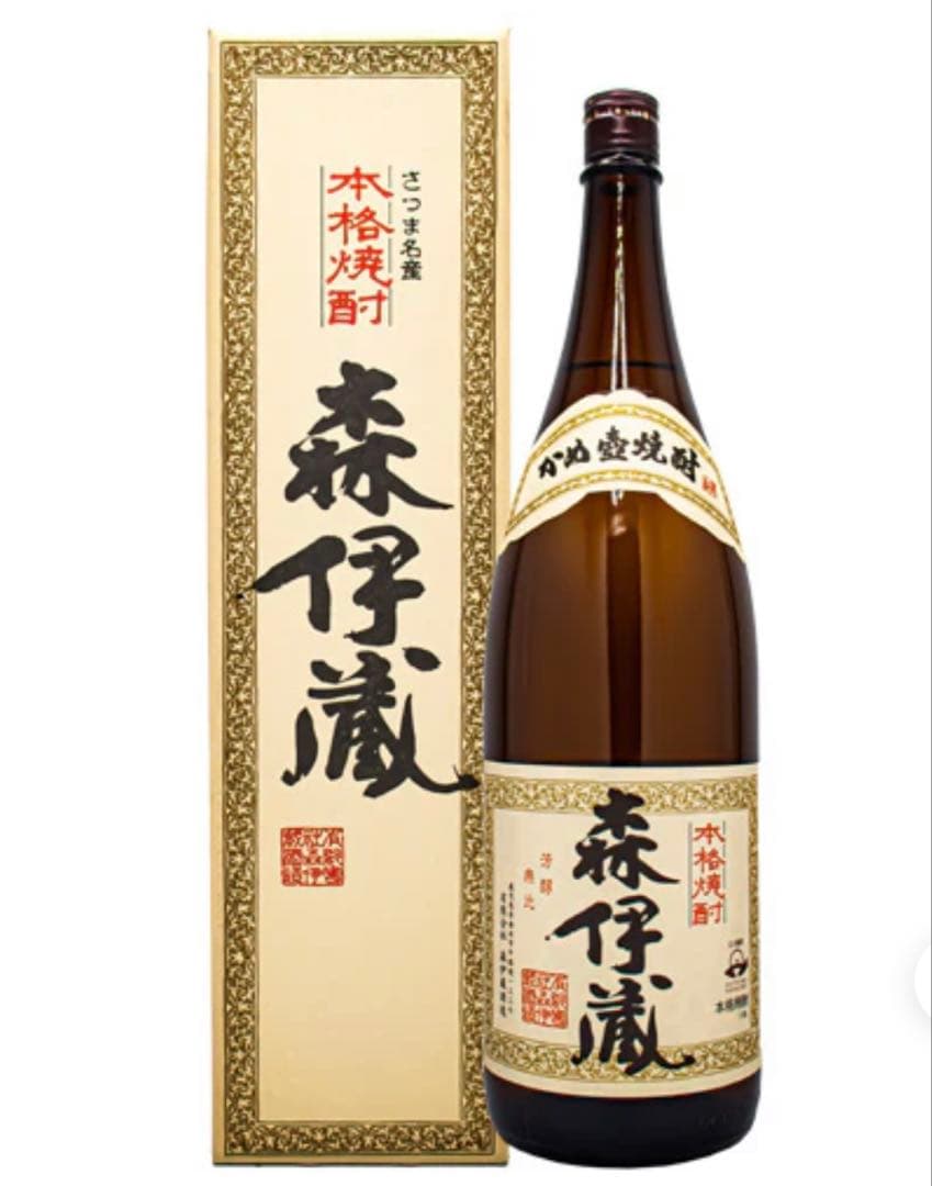 新品未開封！まとめ売り可○森伊蔵 本格焼酎 1.8L 化粧箱入り
