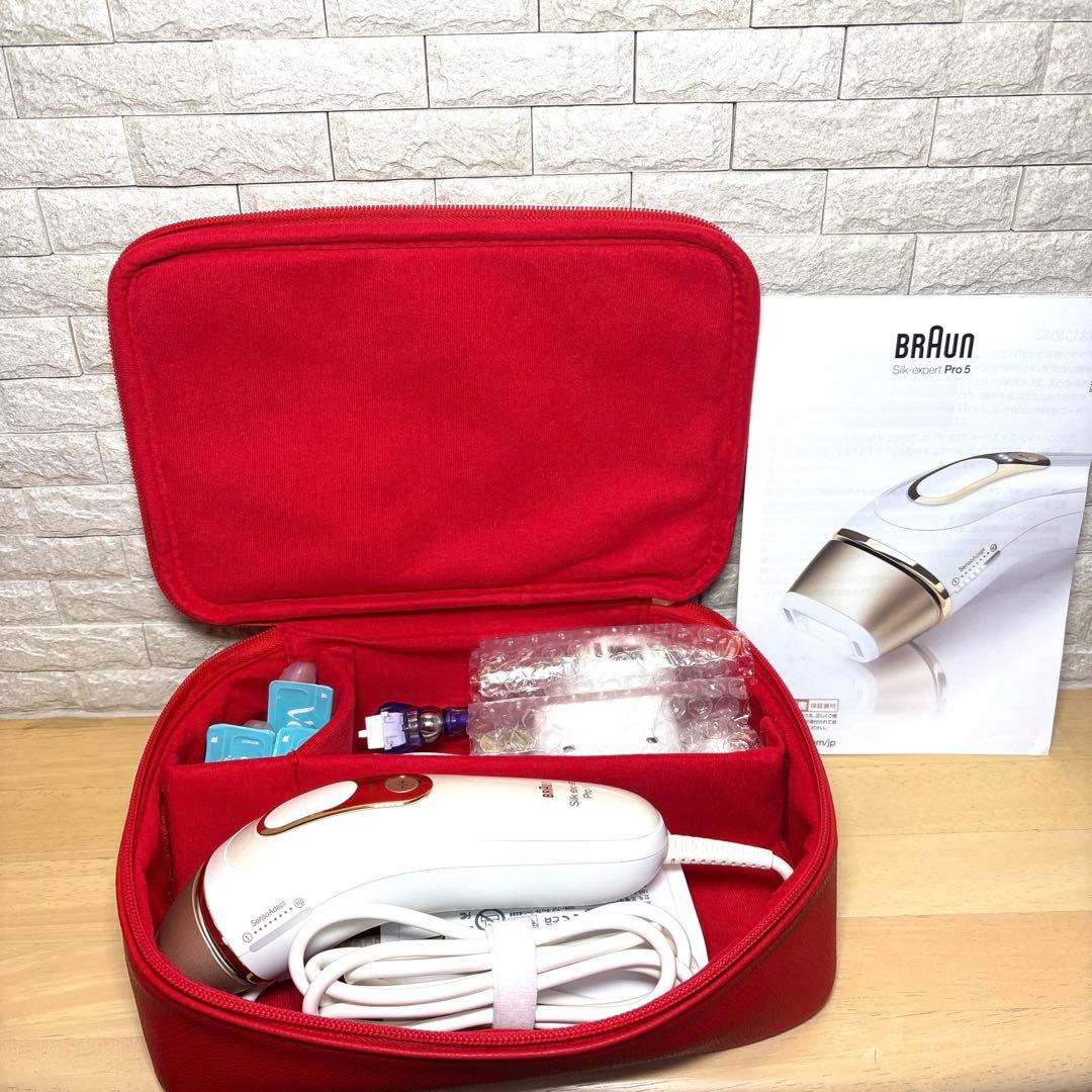 BRAUN Silk expert Pro5 新品に近い　脱毛器