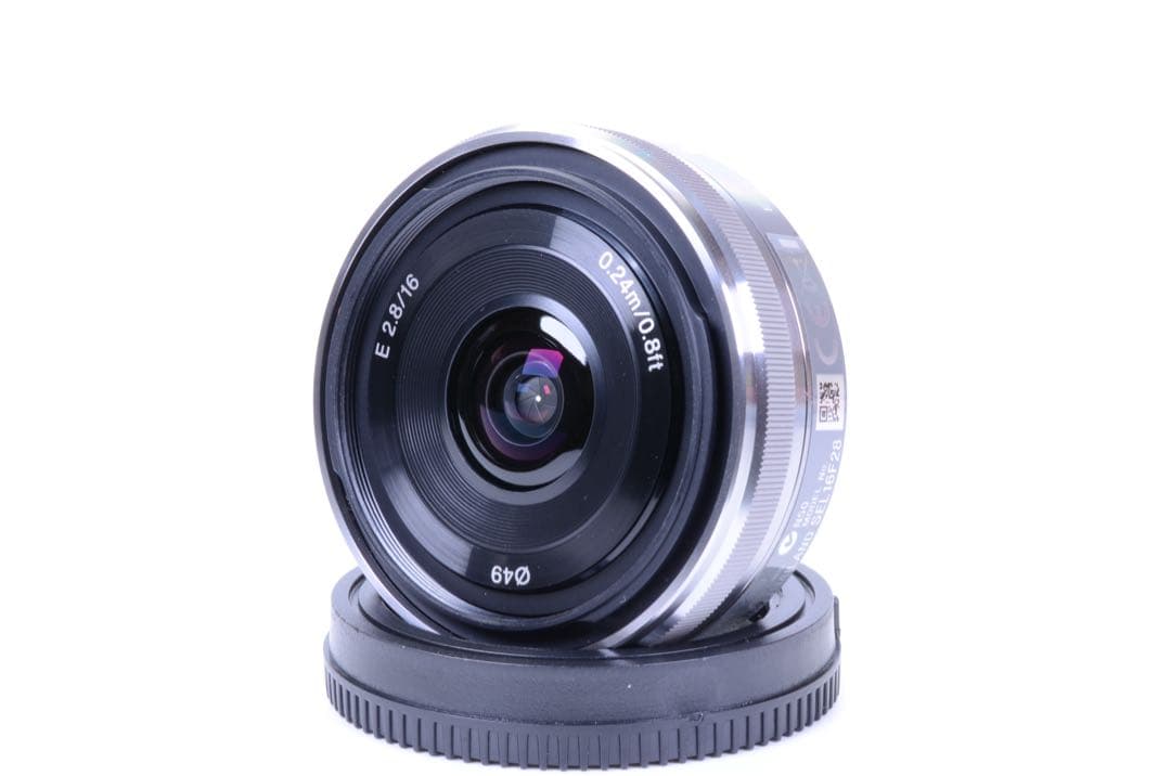 SONY E16mm F2.8 単焦点｜軽量パンケーキ｜外観光学ともに美品