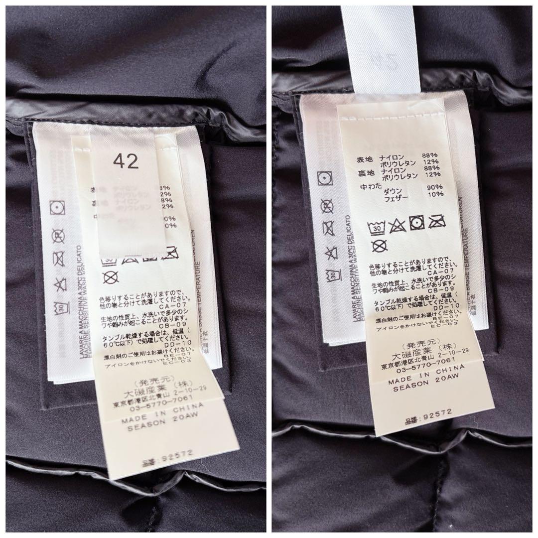 美品★CAPE HORN｜SANTACRUZ ロングダウン ブラック 42