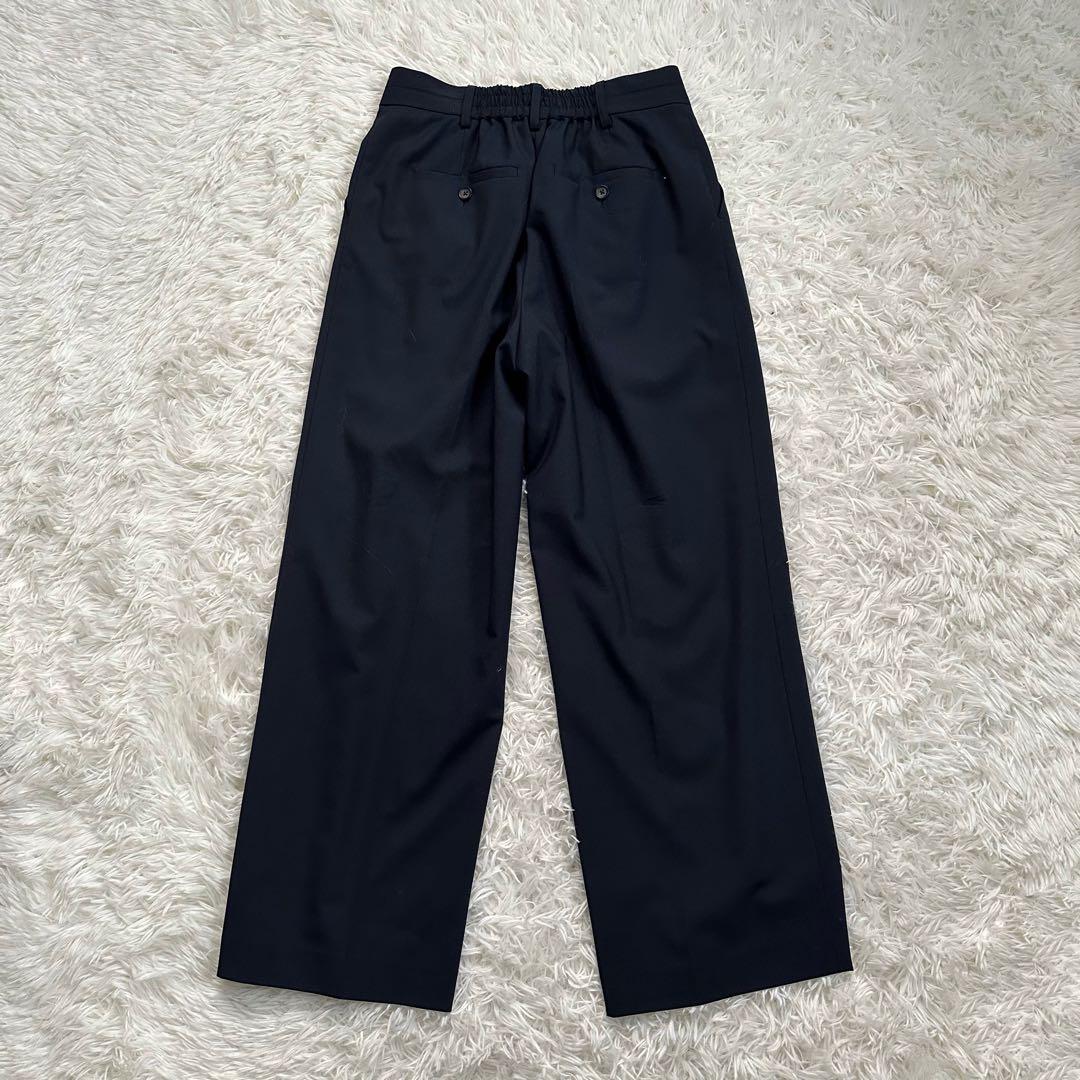 グリーンレーベルリラクシング　カチリラ ノーラペル ジャケット　ワイドパンツ　L