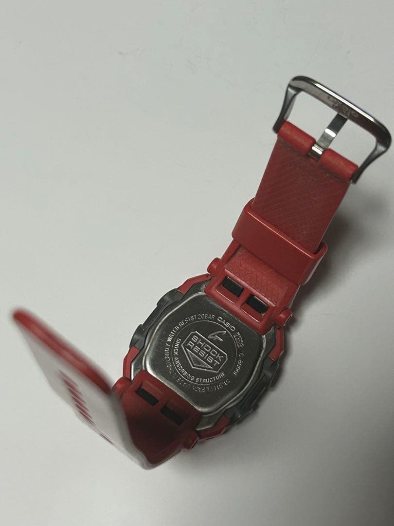 CASIO G-SHOCK デジタル腕時計 レッド　動作未確認