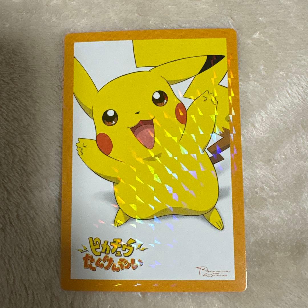 か*ぃ様 ポケモンずかんカード　ピカチュウたんけんたい