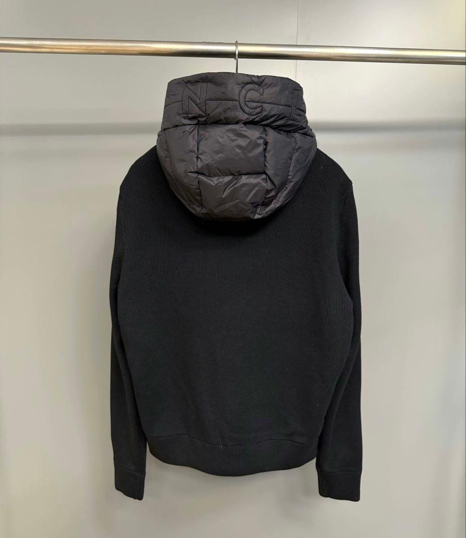 ダウンジャケット フード付き ブラック