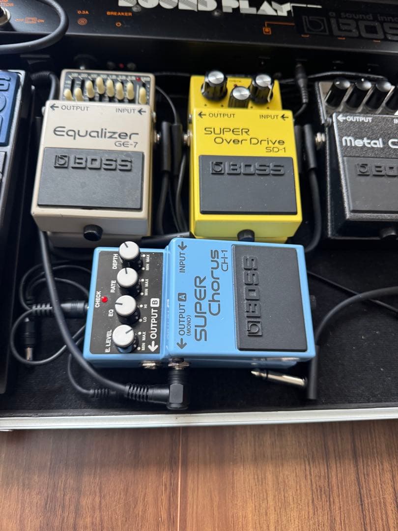 boss エフェクターボード、エフェクターセット