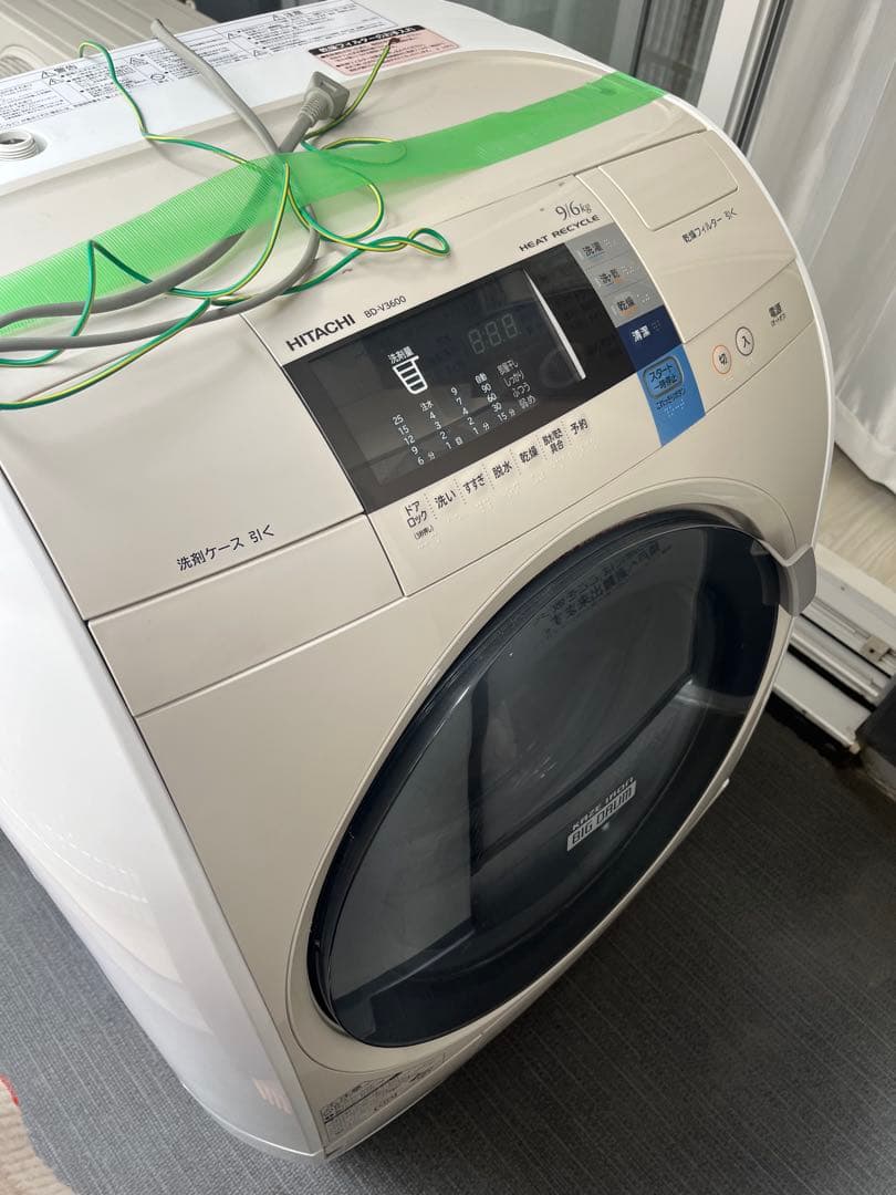 HITACHI BD-V3600L ドラム式洗濯機