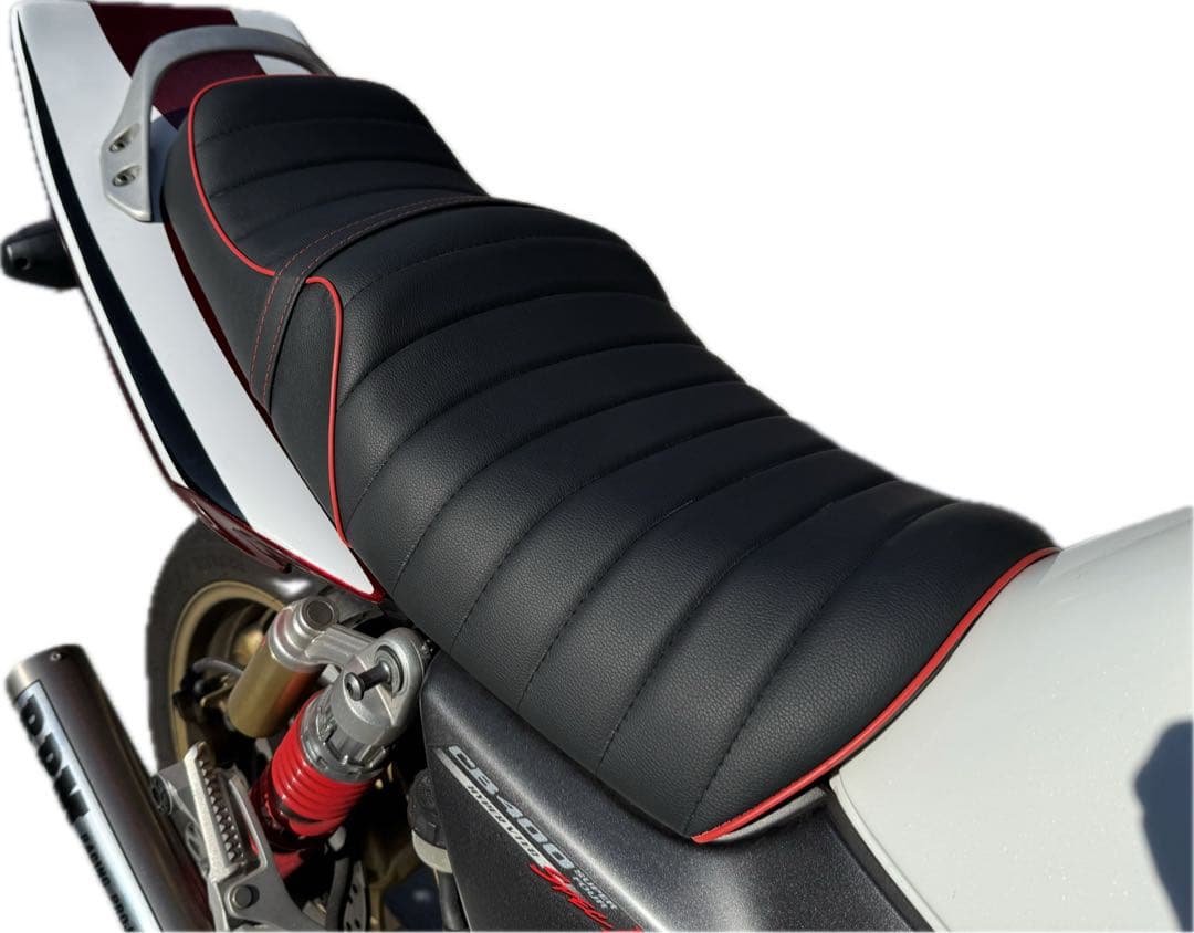 cb400sf タックロールシート nc39 nc42 高密度ウレタン　赤