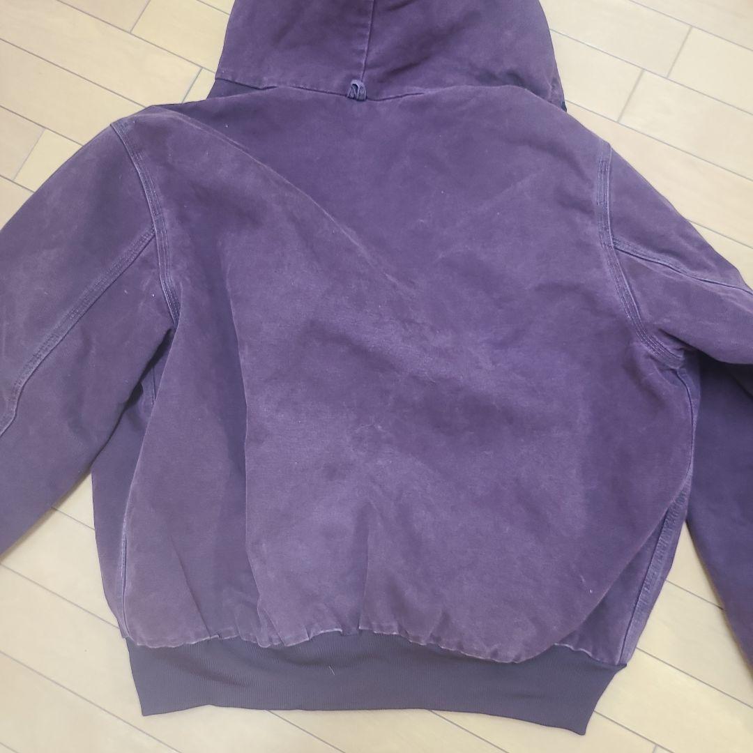 Carhartt バーガンディ アクティブパーカー アメリカ製