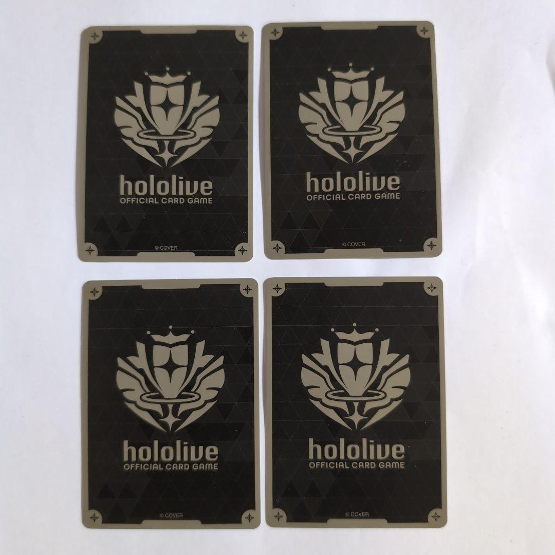ホロライブ　カードゲーム　ホロカ　百鬼あやめ　1st　P　プロモ　4枚セット