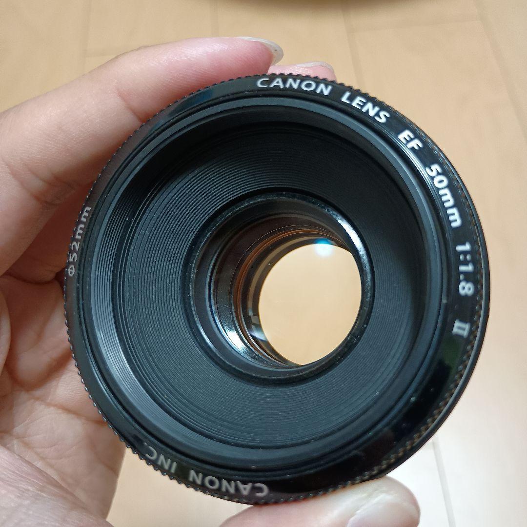 〘レアなフード付〙Canon EF 50mm f1.8 単焦点 ES-62付き