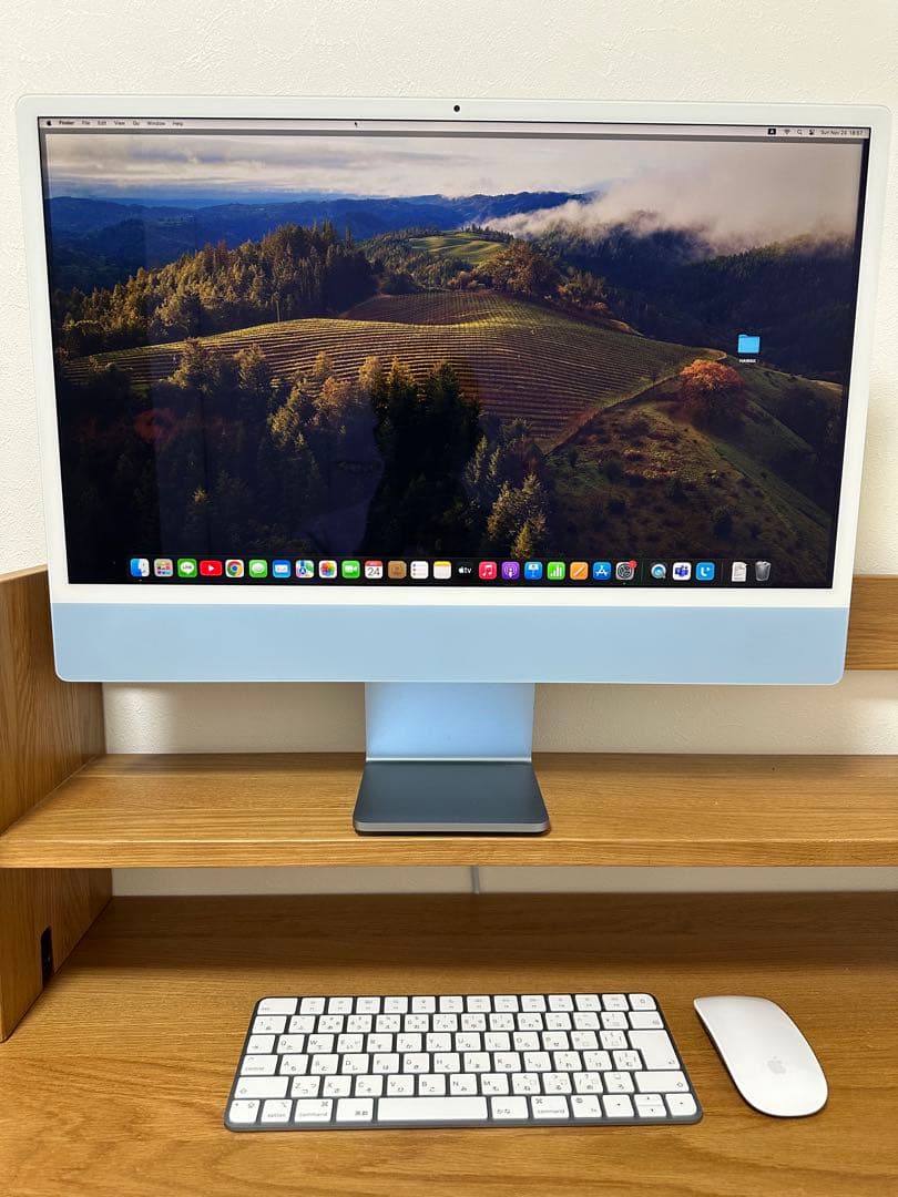 iMac M1 24インチ (2021) 256GB メモリー8GB
