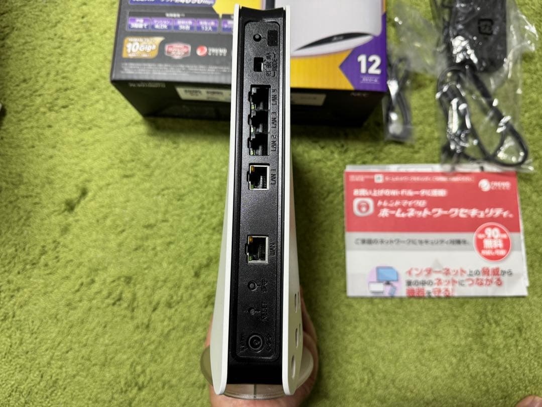 【美品】NEC Aterm WX11000T12 Wi-Fi無線LANルーター①