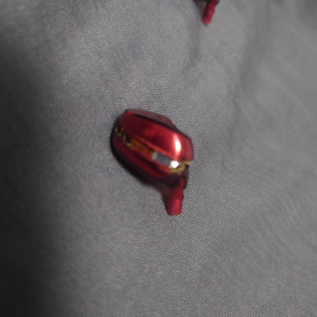 SHURE 535 リケーブル可能イヤホン レッド ジャンク