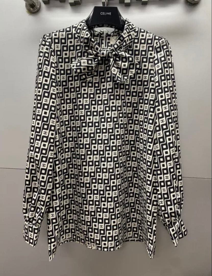 CELINE shirt シルクブラウス　サイズ34