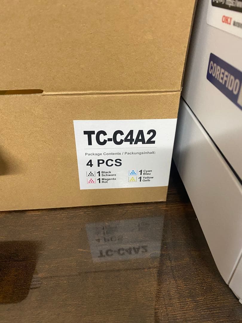 OKI A4 カラーレーザー複合機 MC363dnw カートリッジ付き