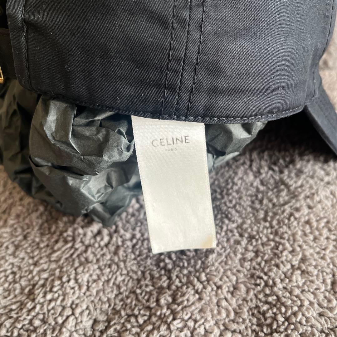 訳アリ◆CELINE セリーヌ◆トリオンフ ロゴ キャップ◆