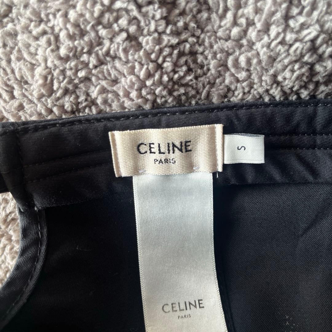 訳アリ◆CELINE セリーヌ◆トリオンフ ロゴ キャップ◆