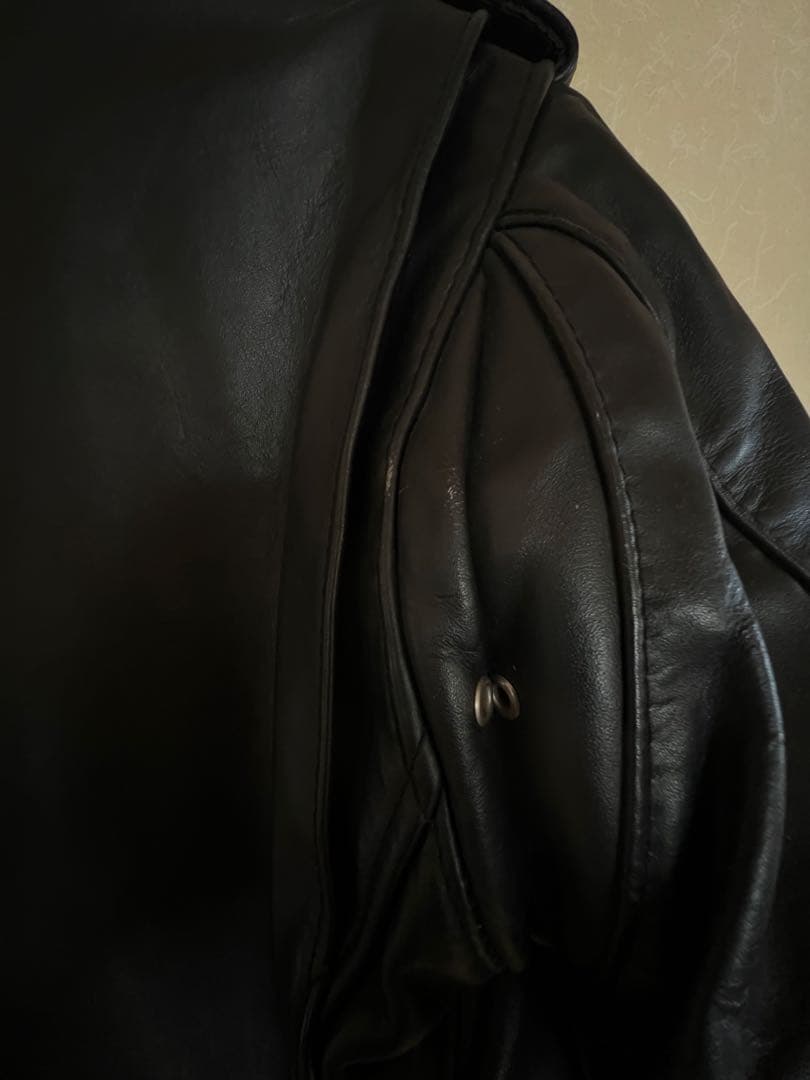 【10168】Schott Perfecto 70 ブラックレザー　サイズ40