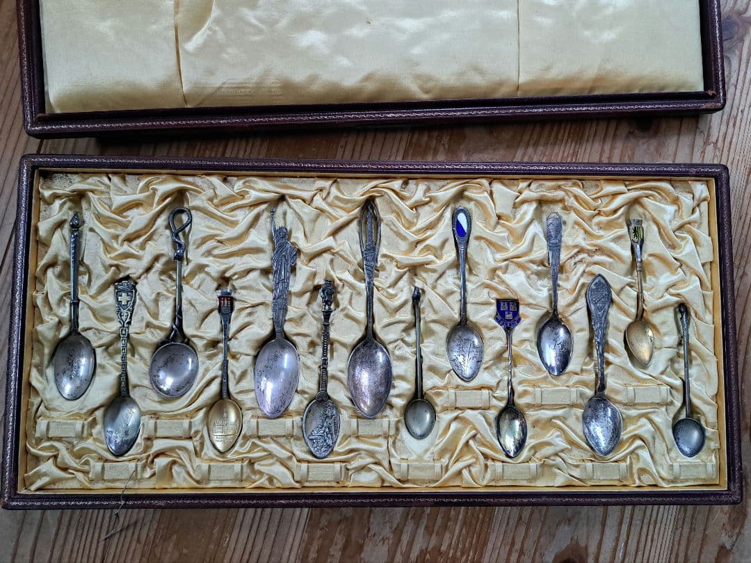 アンティークスプーンセット 14本